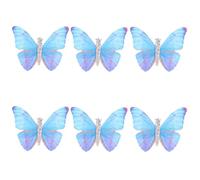 Balacoo 6pcs Pinces à Cheveux en Acier Inoxydable pour Filles, Design Créatif, Ne Cassent Pas et Ne Blessent Pas Cheveux, pour Toutes Sortes de Fêtes