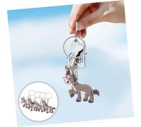 Balacoo 8 pièces Porte Clés Âne Petit Pendentif Durable pour Sacs Fête Danniversaire Garçon Fille