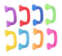 Balacoo 8 pièces Téléphones Jouets Garçon Fille Colorés Plastique Accessoires Ludiques Découte Chuchotée pour Développement et Social des Tout Petits