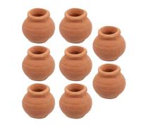 Balacoo 8pcs Mini Pots à Succulentes en Terre Cuite pour Décoration de Bureau, Jardinière Polyvalente et Pratique, Adaptés pour Plantes Succulentes et Petites Plantes, pour Usage