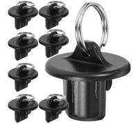 Balacoo 8pièces Kit Capuchons Stoppeurs pour Cordon Élastique de Store Enrouleur Accessoires Fixation Bungee pour Stores Occultants Intérieurs et Extérieurs Installation Facile