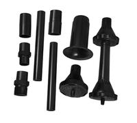 Balacoo 9 pièces Set de de Fontaine Plastique pour Pompe Submersible Buse Multifonction pour Bassin Aquarium et Piscine Création Effets Eau Variés avec Rallonges Ajustables