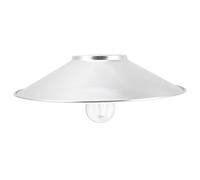 Balacoo Abat-jour en Aluminium Imperméable Argenté Léger pour Lampe Industrielle Vintage, Accessoire Décoratif pour Éclairage Intérieur et Extérieur