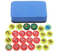 Balacoo Aimants Magnétiques pour Tableau de Football avec Éponge Effaceur, Plastique Résistant et Design Compact pour Entraînement de Football en Intérieur