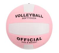 Balacoo Ballon de Volleyball Intérieur en PU Rose, Balle D'entraînement Souple Précision et Performance Exceptionnelle pour Entraînement et Match