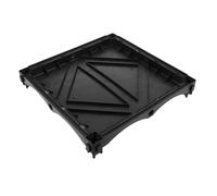 Balacoo Base de Jardinière en Plastique Noir Drainage, 15,6 Pouces | Pots de Fleurs et Bacs à Légumes, Usage Extérieur sur Toits, Nettoyage Facile, Forme Basse