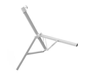 Balacoo Base de Parasol de Jardin en Fer Léger et Stable Pied Triangulaire, Support pour Parasol Droit Pied, pour Camping et Terrasse Extérieure