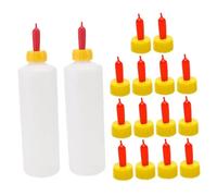Balacoo Biberon Lait pour Chèvre avec Tétine Souple Morsure Kit Dallaitement Agneaux Bouteille pour Alimentation Né Animal de Ferme