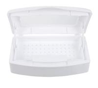 Balacoo Boîte pour Outils de Manucure et Extensions de Cils, Rangement Pratique pour Accessoires D'ongles, Hygiénique et Nettoyage