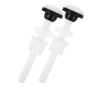 Balacoo Boulons pour Réservoir de Toilettes, Kit de Fixation | Joint D’étanchéité Inclus, Installation Simple, Plastique, pour Plusieurs Modèles de Réservoirs et Siège