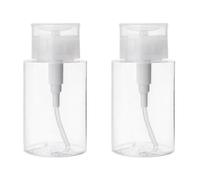 Balacoo Bouteilles Rechargeables en Petg Résistantes et Réutilisables Lot de 2 300ml pour Cosmétiques pour Voyage et Nettoyage des Ongles