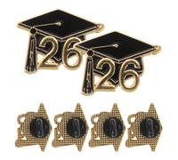 Balacoo Broche de Chapeau de Graduation en Alliage 10pcs, Cadeau de Diplôme Élégant pour Diplômés 2026, Souvenir Mémorable pour Dernière Journée D'école
