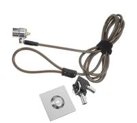 Balacoo Câble Antivol pour Ordinateur Portable 1,9m en Acier Inoxydable avec Verrouillage Facile par lliage de Zinc Robuste, pour Bureau et Dortoir