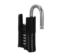 Balacoo Cadenas d'extérieur à code réinitialisable à 4 chiffres, cadenas résistant aux intempéries pour clôture de, alliage de zinc, sécurité pour portail