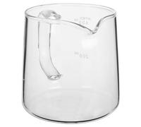 Balacoo Carafe Haute Transparence à 400ml en Verre Borosilicate Café Résistante la Chaleur pour Café Filtre à Main la Maison Bureau