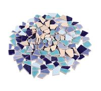 Balacoo Carreaux Céramiques Irréguliers Colorés Émaillées pour Bricolage DIY Tesselles Décoratives Brillantes Céramique pour