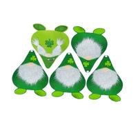 Balacoo Chemin de Table Saint-Patrick en Tissu DIY, Décor à Feuilles Vertes, Nappe Festive Résistante, Accessoire Déco Maison pour Table Rectangulaire ou Ronde, Décoration de Fête