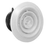 Balacoo Couvercle de Ventilation Ronde en Abs pour Bouche D'aération du Climatiseur, Conduit de Ventilation en Plafond avec Volet Rotatif, Facile à Installer pour Bureau ou Appartement,