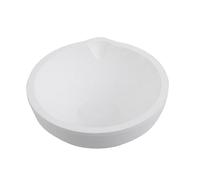 Balacoo Creuset en Quartz Fusion du Métal L'aluminium, Résistant à Haute Température, Fabrication de Bijoux et L'alchimie, Couleur Blanc