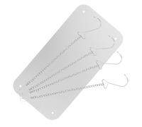 Balacoo Déflecteur Air Climatiseur pour Salle de Bain Installation sans Perçage avec Chaîne Réglable Répartiteur de Chaleur pour Chauffage de Bain