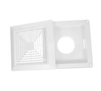 Balacoo Diffuseur Air Carré Intégré pour Plafond avec Clip Aération Plastique pour Extraction Ventilation pour Cuisine et Salle de Bains Humidité et Circulation Améliorée
