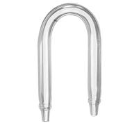 Balacoo Diffuseur de Co2 pour Aquarium Régulateur Résistance la Rupture l'usure, Tube en Verre Rond de U, Accessoire pour Aquarium et Bassin