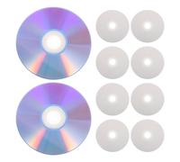 Balacoo Disques CD-RW Réinscriptibles 10 Pièces 700 Mo Haute Capacité pour Stockage Numérique Musique et Enregistrements Téléphoniques