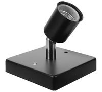 Balacoo Douille D'ampoule E27 Design Plat Élégant Rotative en Céramique et Fer, Résistance à Haute Température Compatible pour Usage Domestique et Commercial
