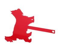 Balacoo Drapeau de Boîte aux Lettres Rouge en Acrylique Décoratif | Remplacement Facile, Atmosphère Festive Renforcée, Usage Jardin et Décoration de Noël, Matériel de Fixation Non Inclus