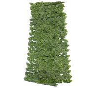 Balacoo Écran de Treillis Artificiel Mur Simulé de Plantes Vertes Vert en Plastique pour Balcon et Arrière-Cour, Bloque Le Fort Soleil, Résistant la Décoloration