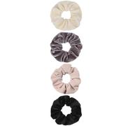 Balacoo Élastiques à Cheveux Mignons et Pratiques pour Femmes en Tissu Doux Lot de 4 Ne Casse Pas Cheveux Maintien pour Queue de Cheval