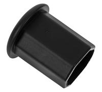 Balacoo Embout de Crosse de Hockey Octogonal TPE Noir Résistant à Chaleur | Élastique, Installation Facile, Protège L’extrémité du Bâton, Lot Unique, Finition Sobre