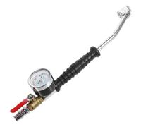 Balacoo Embout Gonfleur Pneus Voiture Manomètre, Poignée Rapide en Fer | Gonflage Plus Rapide, Commande D’une Main, pour Atelier, Station-service, Moto et Camping