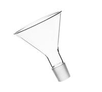 Balacoo Entonnoir Triangulaire Haute Résistance Chimique en Verre Résistant la Température 1pc Entonnoir de Remplissage Col Court et Grosse Visibilité pour Laboratoire