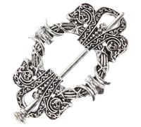 Balacoo Épingle à Cheveux Style Viking Ancien en Métal Argenté Vintage Accessoire de Coiffure Décoratif pour Femmes pour Tenue Médiévale ou Look Quotidien