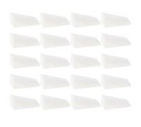 Balacoo Éponge Résistants Déformation 20pcs pour Manucure en Mousse Blanche Légère, Résistants la Déformation, pour Studios et Salons de Nail Art