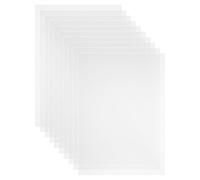 Balacoo Feuilles Transparentes PVC A4 0,2 MM 10 Pièces Film Rigide Semi-Mat Double Face pour Emballage sous Vide et Cadres Photo Artisanaux