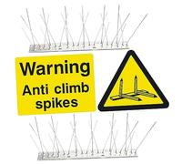 Balacoo Filet Anti-Pigeons Acier Inoxydable pour Clôture Pointe Résistante à Monter Soi-même Empêche Oiseaux de Nicher