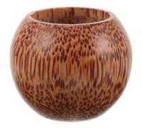 Balacoo Gobelet en Bois Rond pour Servir Boissons Stabilité Exceptionnelle, Tasse à Thé en Bois Élégante et Unique, pour Usage à Domicile