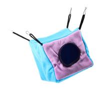 Balacoo Hamac Double Couche en Coton pour Cage d'animaux Petits comme Sugar Glider et Cochon d'Inde, Espace Sécurisé pour Repos et Sommeil Confortable