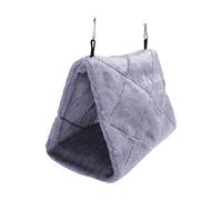 Balacoo Hamac en Peluche pour Perroquet Fond Plat, Lit Suspendu Adorable pour Cage Intérieure, Stable pour Développer Équilibre et Coordination