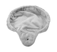 Balacoo Hamac pour Chat Lavable Peluche Douce de Grosse Cuillère Ronde et Structure en Acier et Design Fermé, Accessoire pour Arbre à Chat