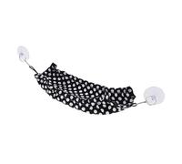 Balacoo Hamac Suspendu Accessoire pour Animaux de Compagnie pour Reptiles et Hamsters en Tissu Maille Noir, Installation Pratique et Résistant
