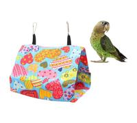 Balacoo Hamac Suspendu pour Perroquet en Toile, Nid D'oiseau Chaud et Confortable, Lavable, Taille L, pour Maison