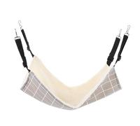 Balacoo Hamac Suspendu Tapis d'hiver Épais pour Chat et Cochon d'Inde en Tissu Doux Couchage Confortable pour Cage Animaux de Compagnie