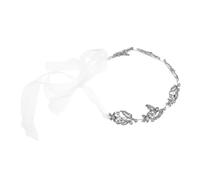 Balacoo Head Jewelry For Women Leaf Design Bridal Forehead Chain Rhinestone Wedding Hair Piece Comfortable Bridesmaid Headband Elegant Accessory