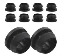 Balacoo Joint pour appareils de plomberie Joint du système d'irrigation 50pcs Noir rondelles d'étanchéité TPE Silicone pour vannes de dérivation Irrigation par Micro-pulvérisation et
