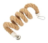 Balacoo Jouet Corde à Grimper pour Perroquet, Robuste en Chanvre et Métal | Cage D’oiseau à Maison, Résistant à L’usure, Décoration Soignée, Adapté aux Perroquets