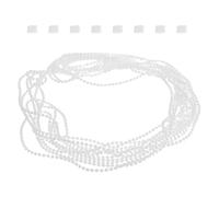 Balacoo Kit de Chaîne à Billes pour Stores, Remplacement PVC Blanc | Compatibilité, en État Rapide, pour Espaces Hôtel et Appartement, avec Tirette et Connecteurs
