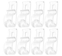 Balacoo Kit de Réparation en Acrylique et Fer pour Stores Verticaux 8 Clips de Fixation Réutilisables et Pratiques, Incluant Vis sans Perçage pour Stores à Cordon
